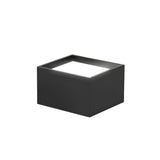 Simplicity Entrance Black Cube LED Flush Mount Light Image - 5