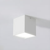 Simplicity Entrance Black Cube LED Flush Mount Light Image - 9