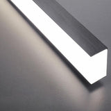 Simplistic Adjustable Linear LED Island Pendant Light Image - 11