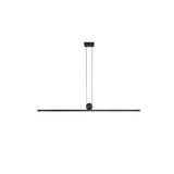 Simplistic Adjustable Linear LED Island Pendant Light Image - 5