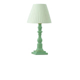 Simplistic Classical Fabric Lampshade Wooden Table Lamp Image - 2