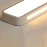 Simplistic Strip Rectangular LED Flush Mount Light Image - 9