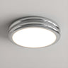 Simplistic Yellow Circular LED Flush Mount Ceiling Lamp Image - 6