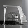 Single Handle Low Arc Touch Copper Matte White Faucet Image - 2