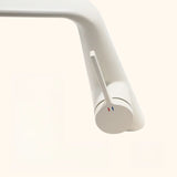 Single Handle Low Arc Touch Copper Matte White Faucet Image - 4