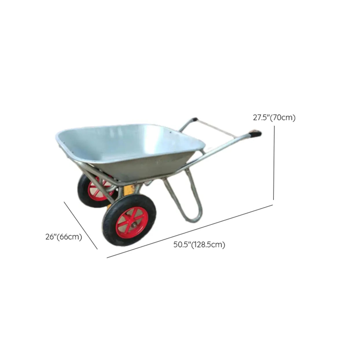 Single-Sided Wheel Aluminum Metal Utility Carts 