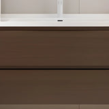 Single Sink Wood Storage Bathroom Vanity with Drawers Image - 4