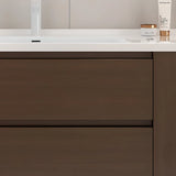 Single Sink Wood Storage Bathroom Vanity with Drawers Image - 5