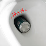 Siphon Elongated Ceramic White Compact Floor Mounted Toilet Image - 11