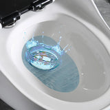 Siphon Jet Flush Sleek Modern Ceramic White One-Piece Toilet Image - 12