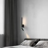 Sleek Adjustable Aluminium Linear Reading Wall Light Image - 4