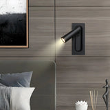 Sleek Aluminum LED Bedroom Reading LED Wall Sconce Image - 3