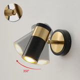 Sleek Black Cylinder Bedside Adjustable Wall Sconce Image - 14