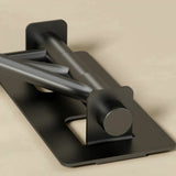 Sleek Black Metal Adhesive Mount Bathroom Hardware Set Image - 15