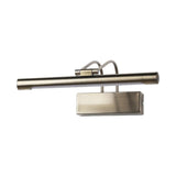 Sleek Cylinder Bronze Wall-Mounted LED Vanity Light Image - 5