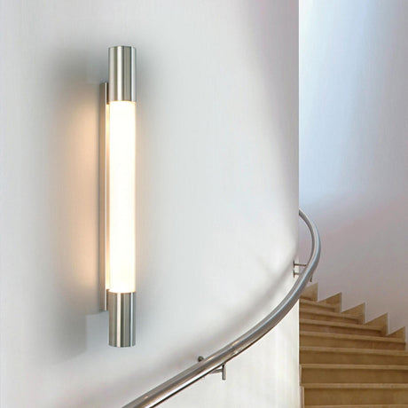 Sleek Cylinder LED Bathroom Vanity Mirrors Light Image - 2