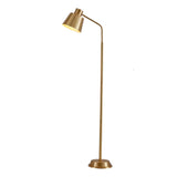 Sleek Gold Cone Living Room Minimalist Floor Lamp Image - 5