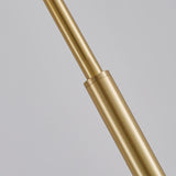 Sleek Gold Cone Living Room Minimalist Floor Lamp Image - 7