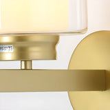 Sleek Gold Cylindrical Wall Sconce Lights Image - 9