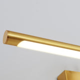 Sleek Gold Deer Antler LED Vanity Mirror Light Image - 21