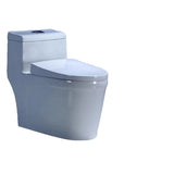 Sleek Gravity Flush Elongated Antimicrobial Seat Toilet Image - 3