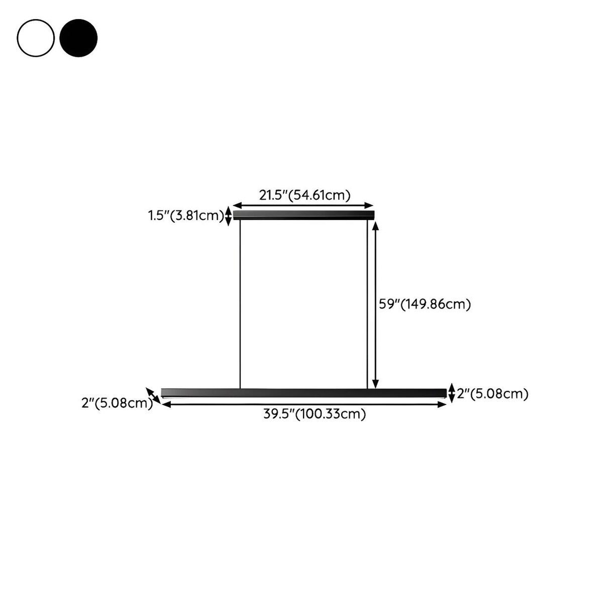 Sleek Linear Adjustable LED Island Pendant Light Image - 10