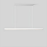 Sleek Linear Adjustable LED Island Pendant Light Image - 6