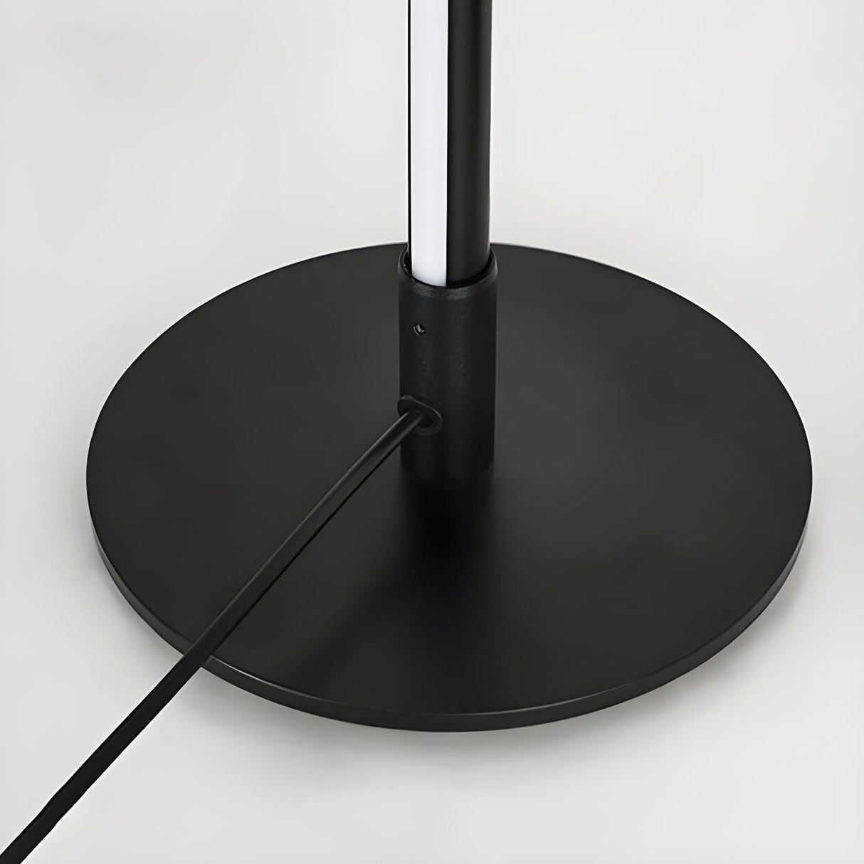 Sleek Linear Metal Base Candle Cordless Table Lamp Image - 4