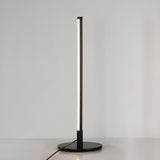 Sleek Linear Metal Base Candle Cordless Table Lamp Image - 6