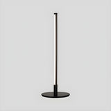 Sleek Linear Metal Base Candle Cordless Table Lamp Image - 7