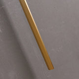 Sleek Minimalist Gold Linear Vanity Wall Light Image - 9