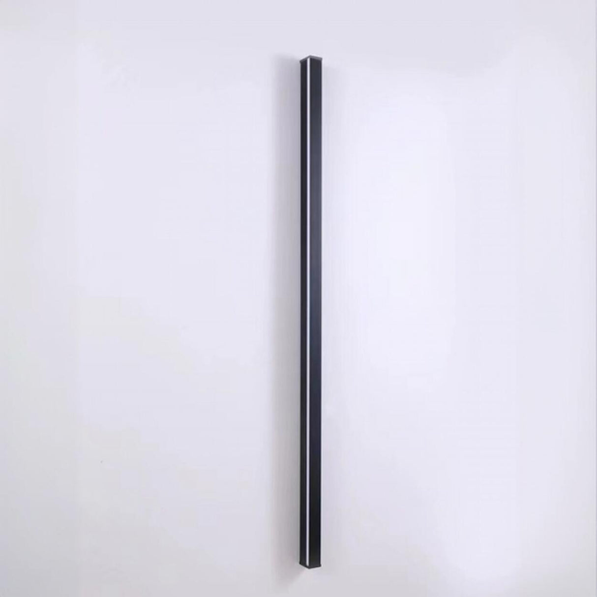 Sleek Modern Black Linear Bedroom Sconce Light Fixture Image - 12