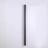 Sleek Modern Black Linear Bedroom Sconce Light Fixture Image - 12