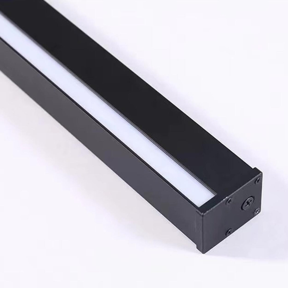 Sleek Modern Black Linear Bedroom Sconce Light Fixture Image - 13