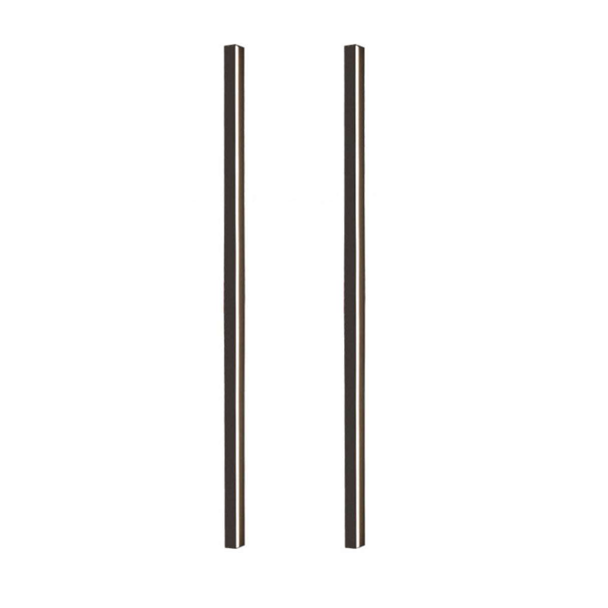 Sleek Modern Black Linear Bedroom Sconce Light Fixture Image - 5