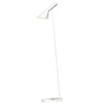 Sleek Modern Cone White Metal LED Floor Light Image - 3