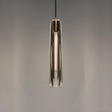 Sleek Modern Gold Cylinder Crystal LED Wall Lamp Image - 6