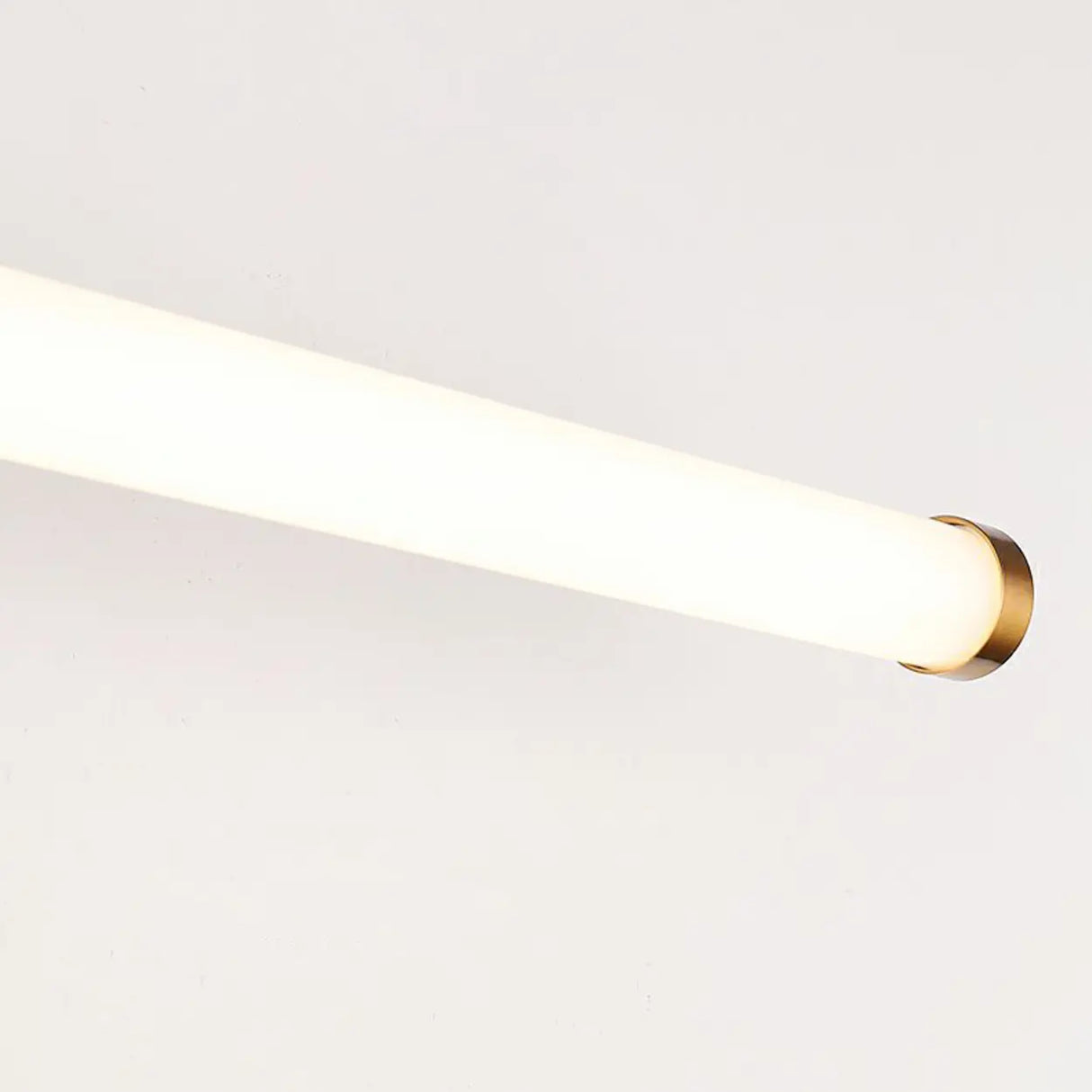 Sleek Modern Gold Linear LED Vanity Wall Light Image - 7