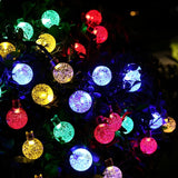 Sleek Outdoor Christmas Bubble Ball LED String Lights Image - 1