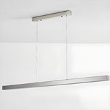 Sleek Rectangular LED Kitchen Island Ceiling Light Image - 12