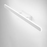 Sleek White Geometric Bathroom LED Vanity Light Image - 7