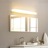 Sleek White Linear LED Bathroom Vanity Wall Light  Image - 11