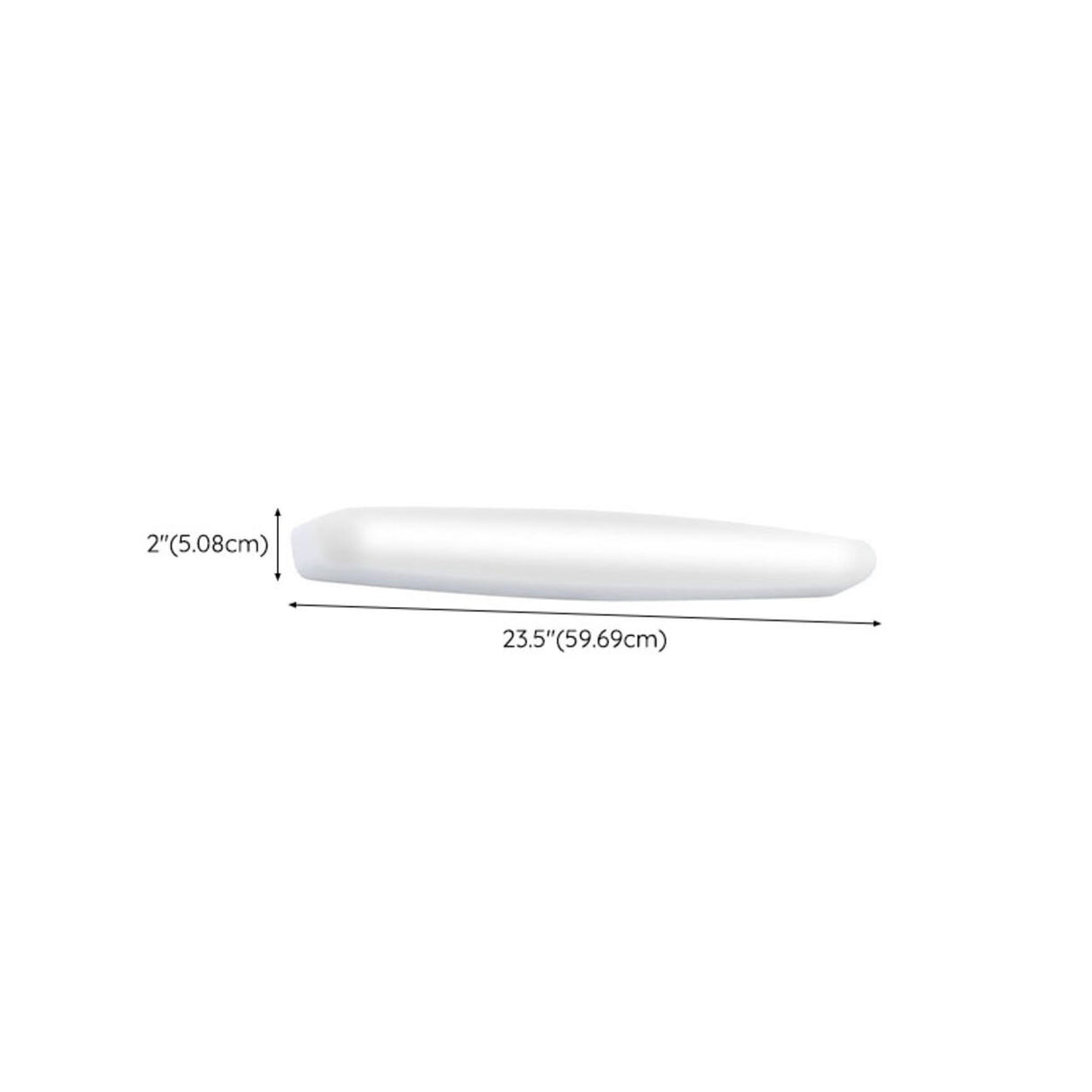 Sleek White Linear LED Bathroom Vanity Wall Light  Image - 12