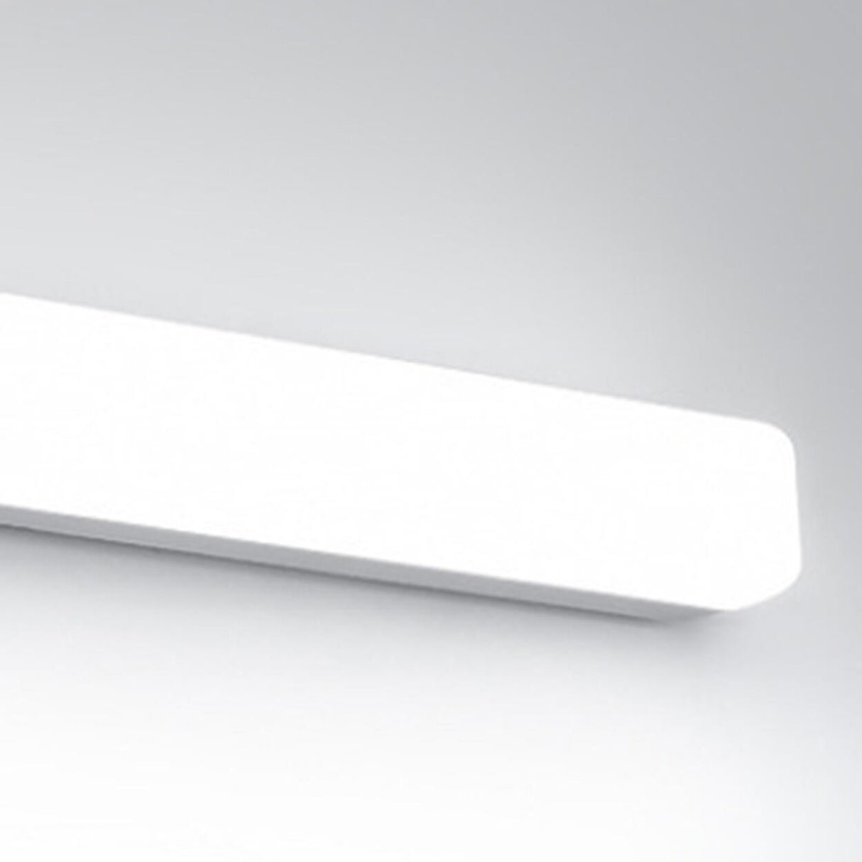 Sleek White Rectangular Bathroom Vanity Wall Light Image - 7