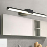 Sleek White Rectangular LED Vanity Light Fixture Image - 4