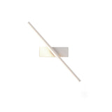 Slim Black Linear LED Vanity Wall Light Fixture Image - 10