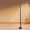 Slim Black Linear Metal Living Room LED Floor Lamp Image - 2