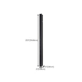 Slim Black Outdoor Modern LED Wall Light #size