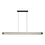 Slim Minimalist Adjustable Linear Island Hanging Light Image - 5