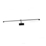 Slim Modern Adjustable Black Linear Vanity Light Image - 11